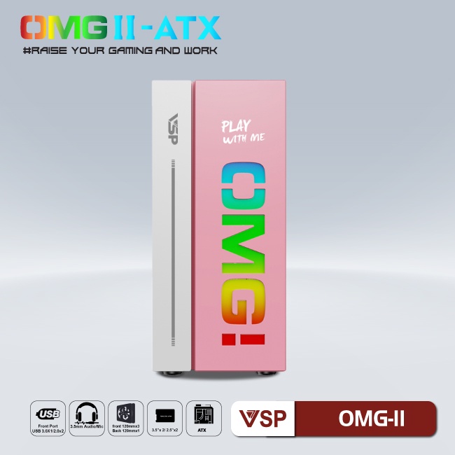 Vỏ Case VSP OMG-II PINK