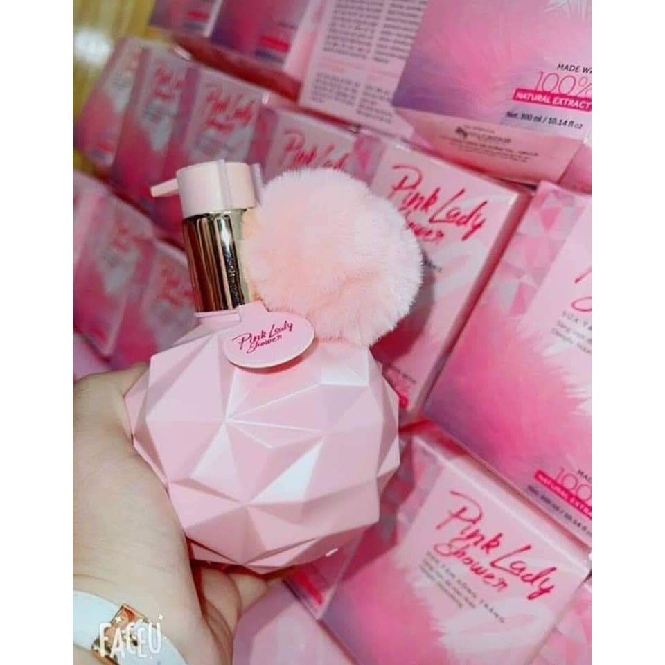  Sữa Tắm Xông Trắng Pink Lady