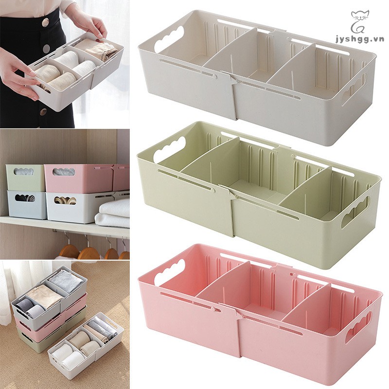 Hộp Chia Ngăn Đựng Vớ / Đồ Lót Đa Năng Tiện Dụng