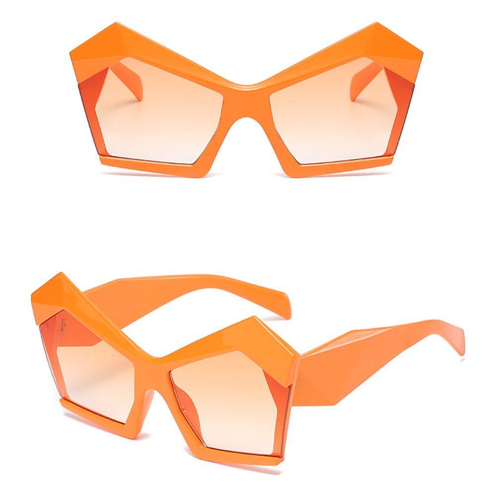 Kính Mát Tròng Lục Giác Nhiều Màu Chống Tia UV400 Thời Trang Cho Nữ
