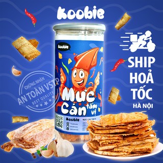 Mực cán tẩm vị Koobie 200g, đồ ăn vặt ngon an toàn vệ sinh, giao hàng siêu tốc