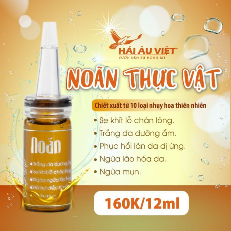 Combo Noãn thực vật từ thiên nhiên và face cá hồi trẻ hóa làn da