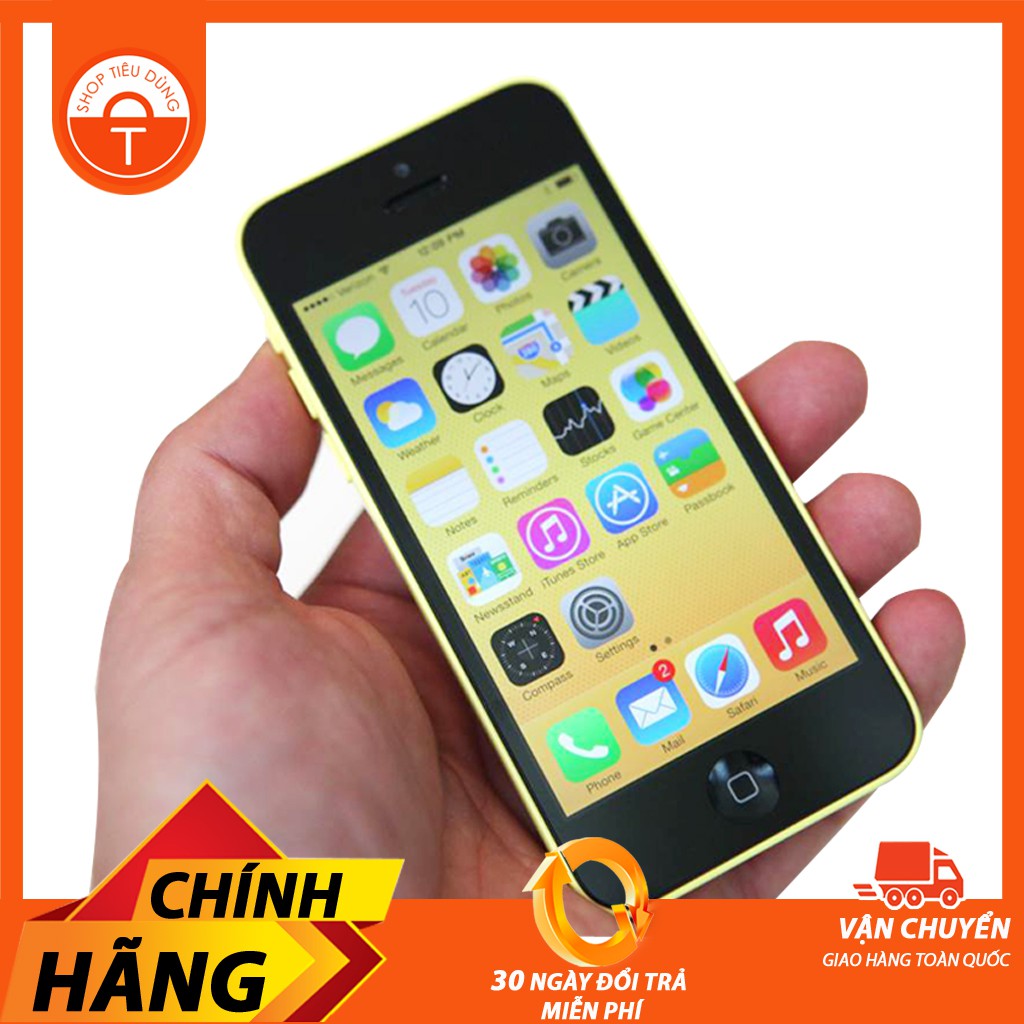 [Mã 77ELSALE hoàn 7% đơn 300K] Điện thoại iPhone 5c Quốc Tế