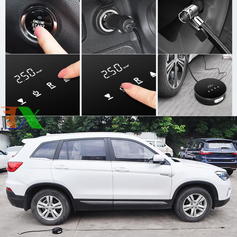 Bơm lốp ô tô dự phòng 12V TBO-350W, TBU-120W Máy bơm lốp xe hơi