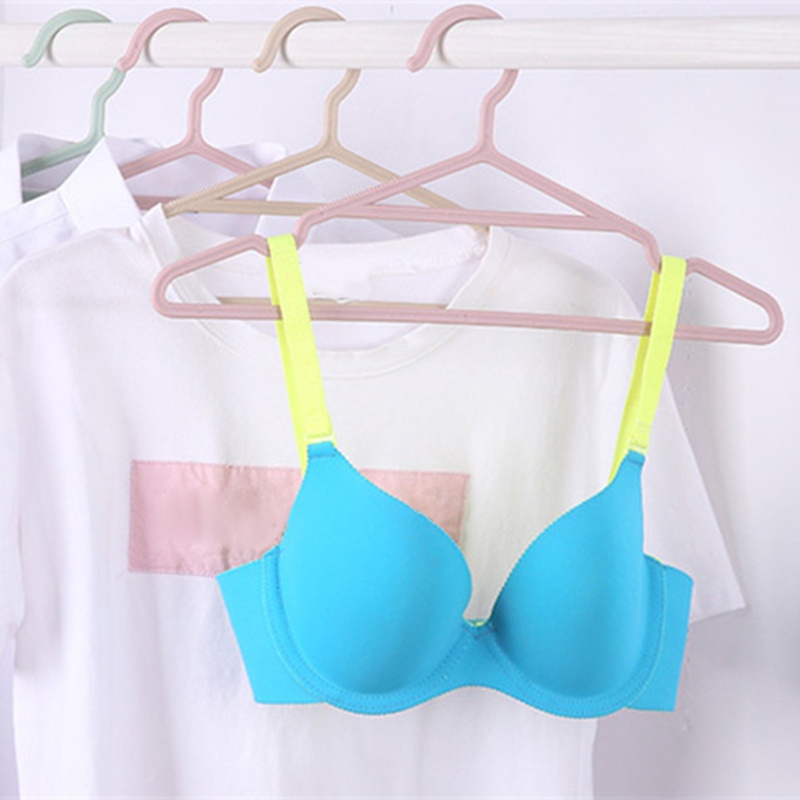 Set 10 Móc Phơi Quần Áo Chống Trượt Có Rãnh Tiện Dụng