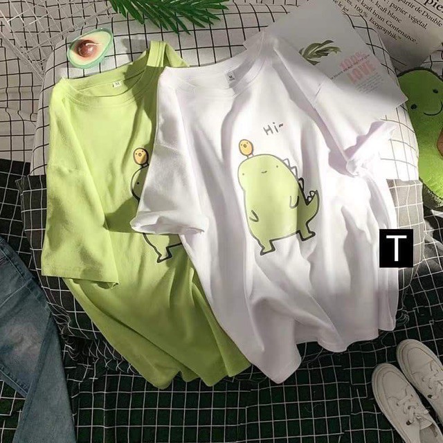 [FREESHIP ĐƠN TỪ 50K] Áo phông Hi khủng long HARI0320