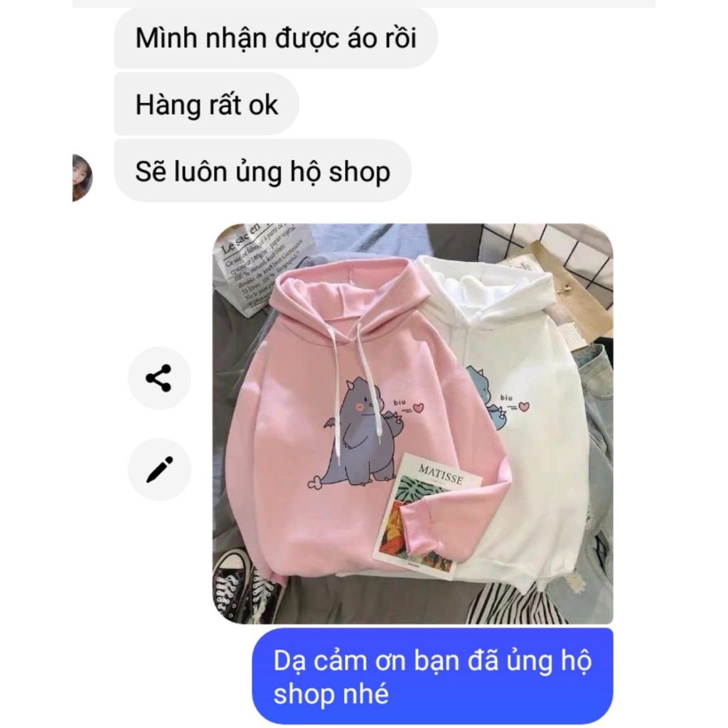 ⚡(FLASHSALE)⚡Áo khoác nam nữ  hoodie chất nỉ khủng long biu quá chất bao đẹp | BigBuy360 - bigbuy360.vn