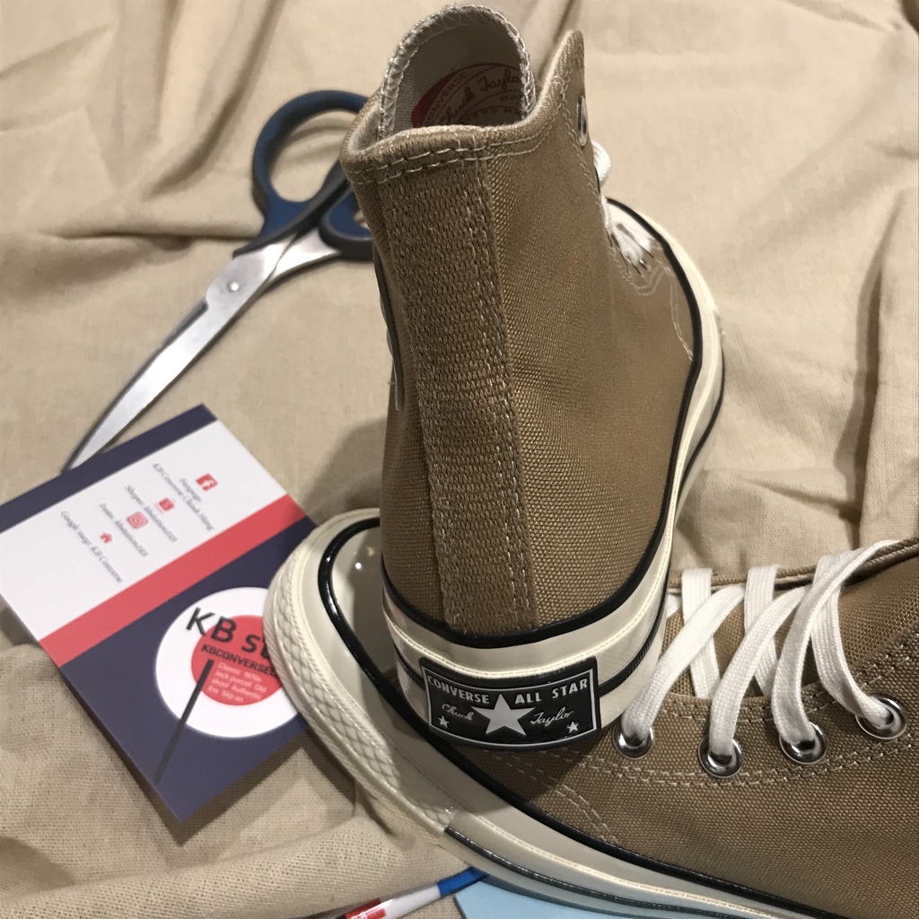 Giày Converse 1970s khaki cổ cao chính hãng