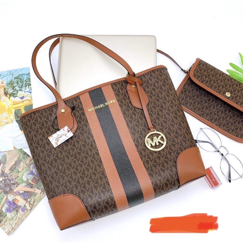 Túi Tote Micheal Kors Da Thật kèm Ví da