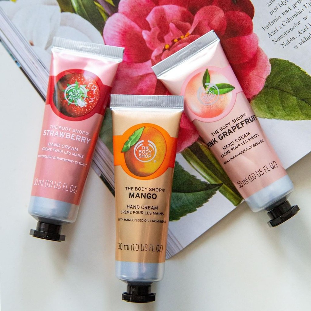 &lt;giá sốc&gt; Kem dưỡng tay dưỡng móng THE BODY SHOP HAND CREAM 30ml