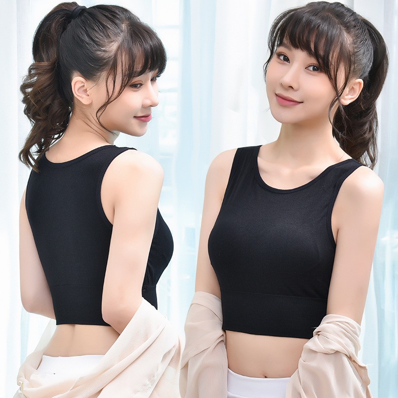 Áo Bra Tập Gym - Áo Thể Thao Không Tay Phong Cách Croptop B6666