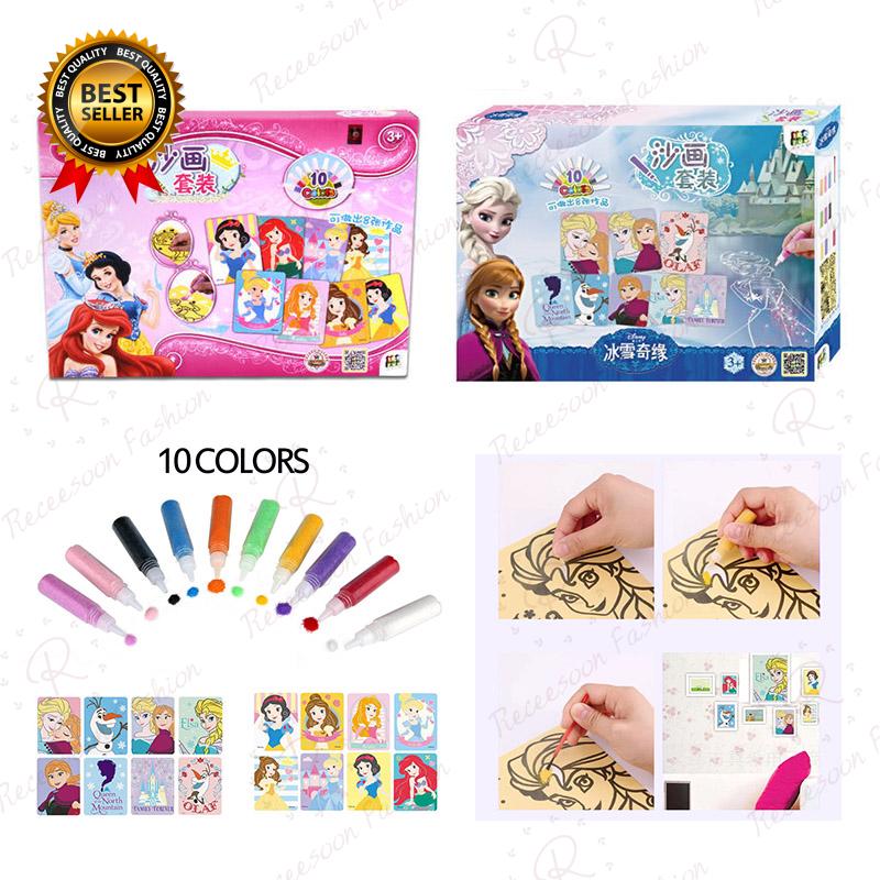 Bộ tranh tô màu bằng cát sáng tạo vui nhộn cho trẻ em