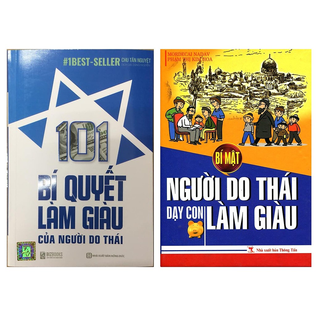 Sách - Combo 101 bí quyết làm giàu của người Do Thái và Bí Mật Người Do Thái Dạy Con Làm Giàu