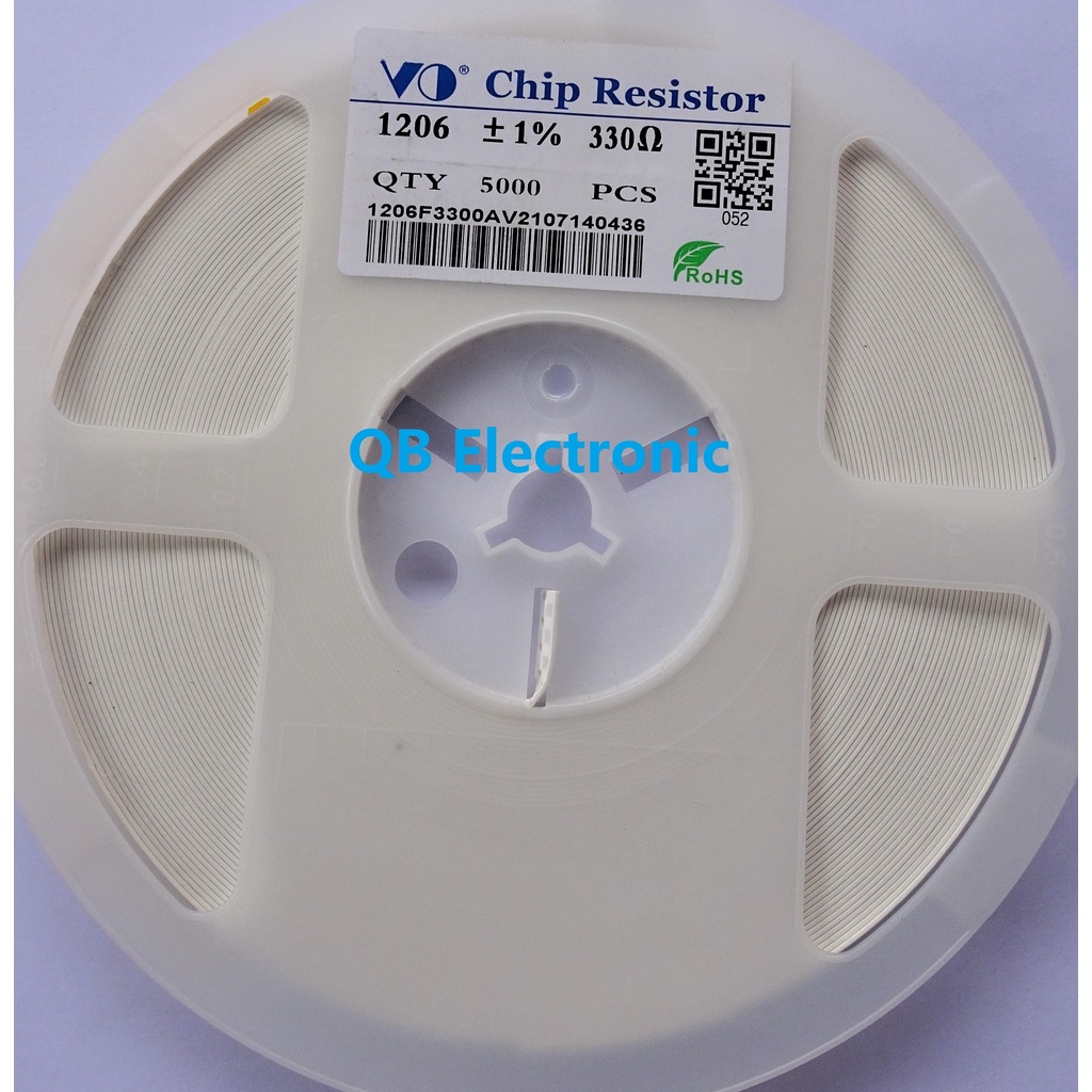 Điện trở dán 330 Ohm điện trở SMD 1206 330 ohm 1/4W sai số 1% Set 100 pcs