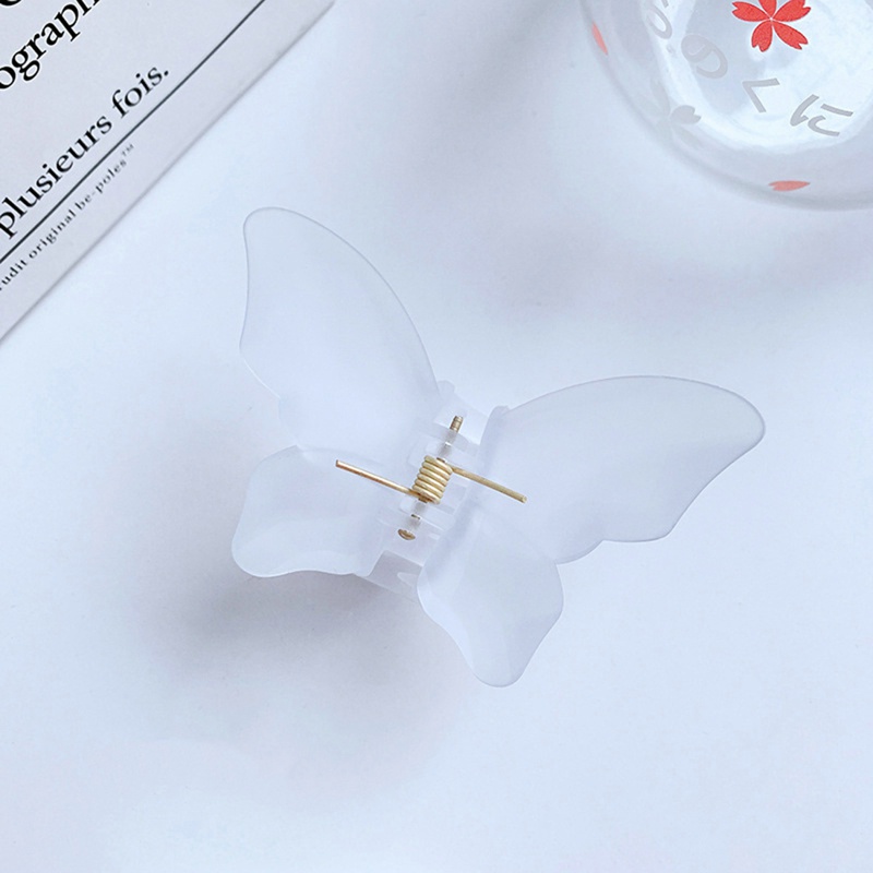 Kẹp Tóc Hình Bướm Bằng Acrylic Thời Trang Cho Nữ