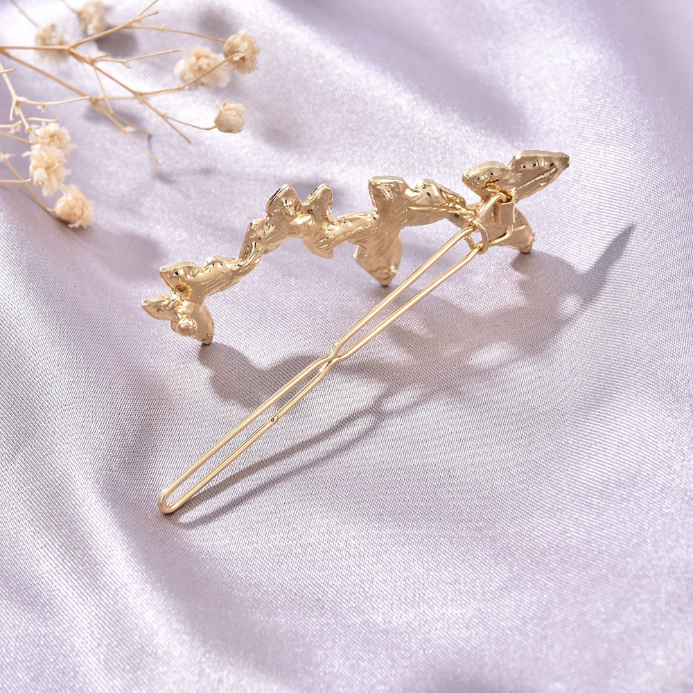 Kẹp tóc hình bướm đính kim cương giả thời trang cho nữ