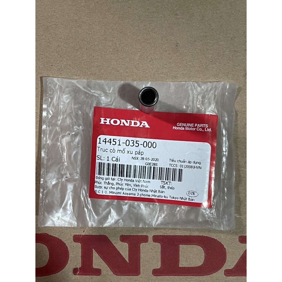 Trục cò mổ xu páp Honda Dream,Wave 14451035000