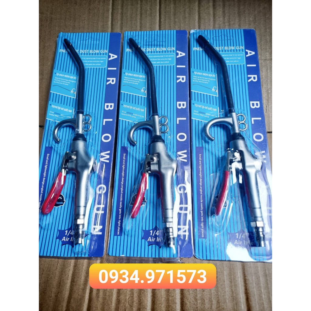 Súng xì khô, xịt hơi thép Chrome không gỉ Đài Loan