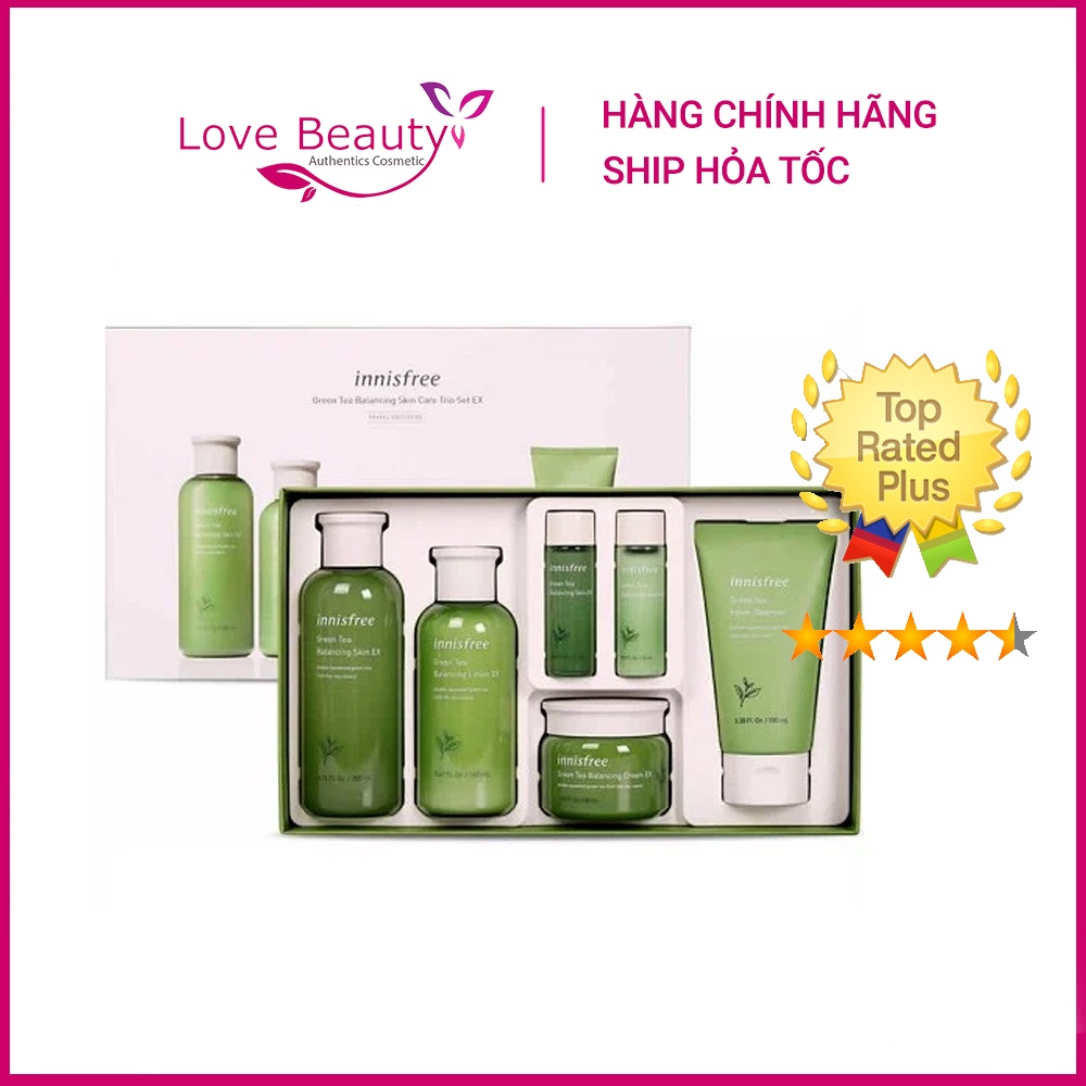 Set dưỡng trà xanh Innisfree 6 sản phẩm