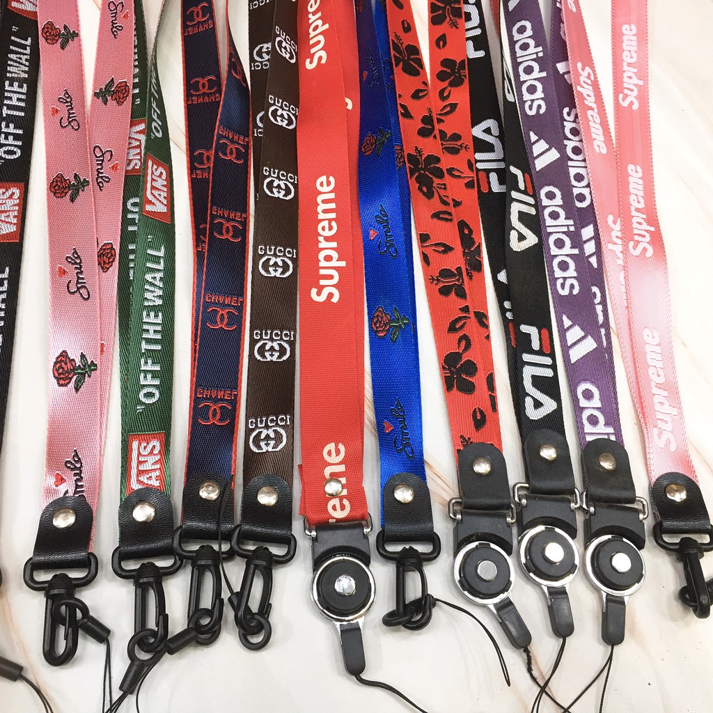 Dây đeo điện thoại vải hai mặt loại dài