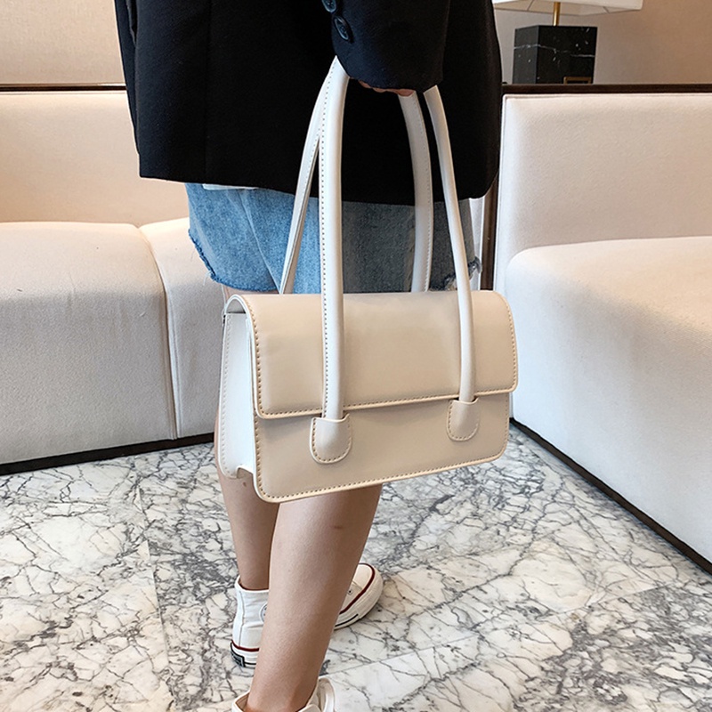 Túi Đeo Vai Hình Vuông Nhỏ Màu Sắc Đơn Giản Thời Trang Cho Nữ