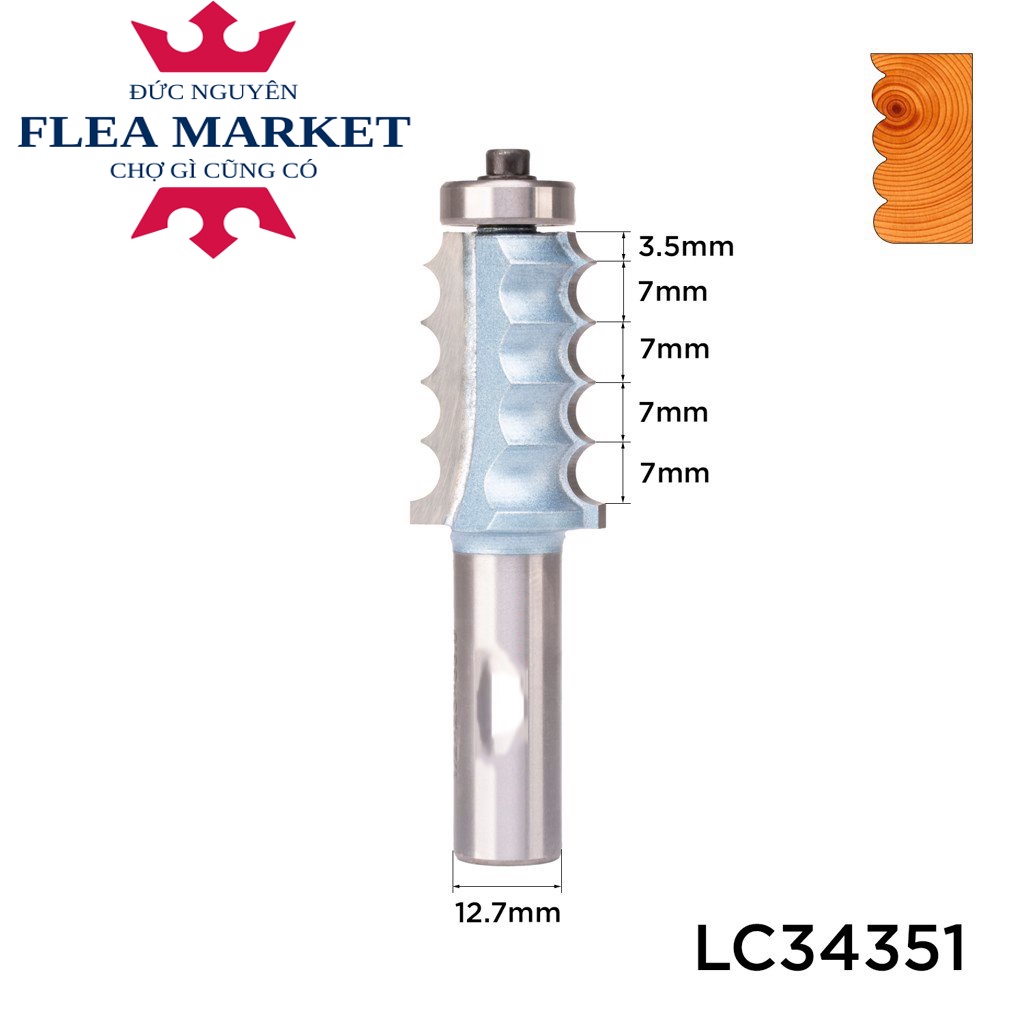 NGHỀ MỘC MŨI PHAY CHỈ TRƯỜNG KỶ TIDEWAY ( CÁI )