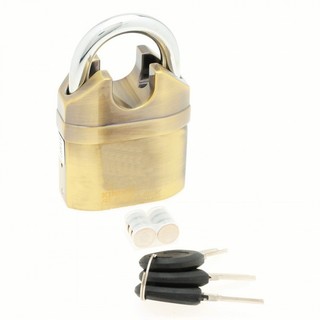 Ổ khóa chống cắt báo động chống trộm hiệu quả vàng-bạc