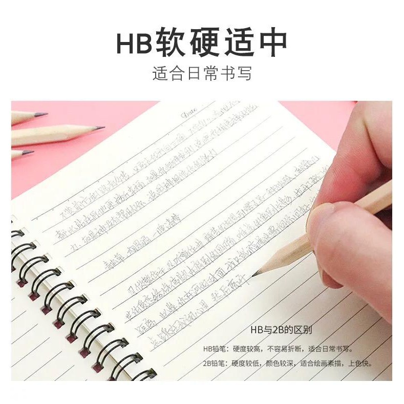 Bút chì gỗ HB đầu tam giác/ lục giác chất lượng cao