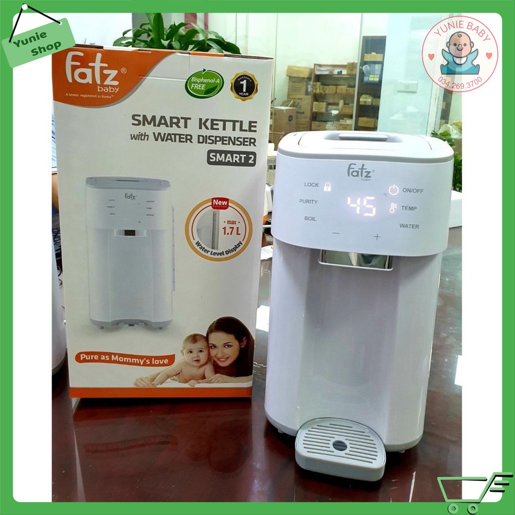 Bình đun và hâm nước pha sữa thông minh Fatz Baby - SMART 2 - FB3817TN