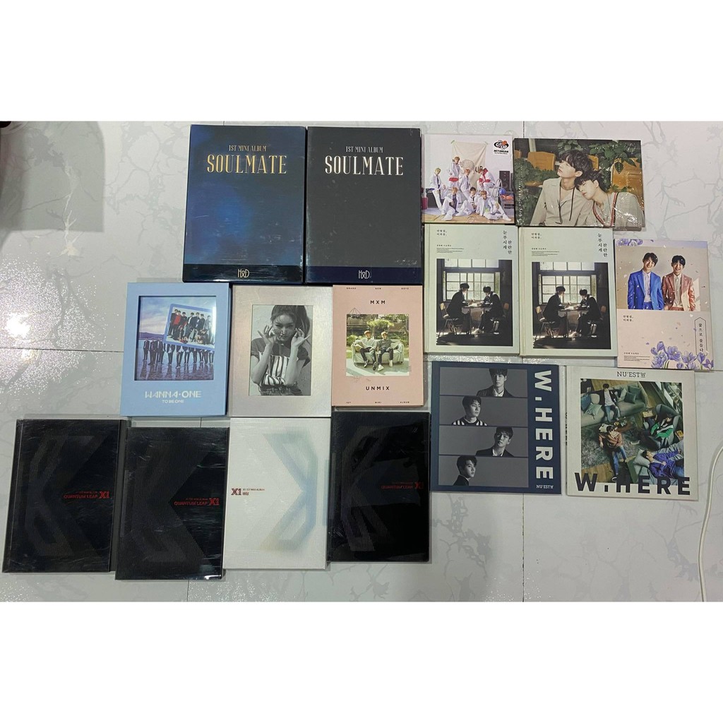 Album Ảnh Kpop có sẵn (Wanna One, Seventeen, Chungha, MXM, Nuest W, X1, H&D, HyungseobxEuiwoong,..)