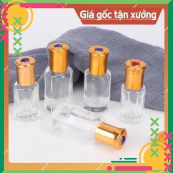 Lọ Chiết Nước Hoa ❤ TOP GIÁ RẺ ❤ [3ml,6ml] Vỏ Lọ chiết nước hoa Dubai bi lăn Ruby rỗng, phụ kiện du lịch