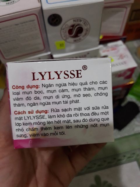 Kem ngăn ngừa mụn chống thâm trắng da chống ăn nắng LyLysee net 20g