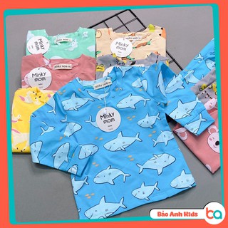 [Free Ship] Bộ Thun Lạnh Dài Tay Cho Bé Trai Bé Gái - Bộ Thu Đông Minky Mom Mềm Mịn Co Giãn Tốt - Họa Tiết Dễ Thương