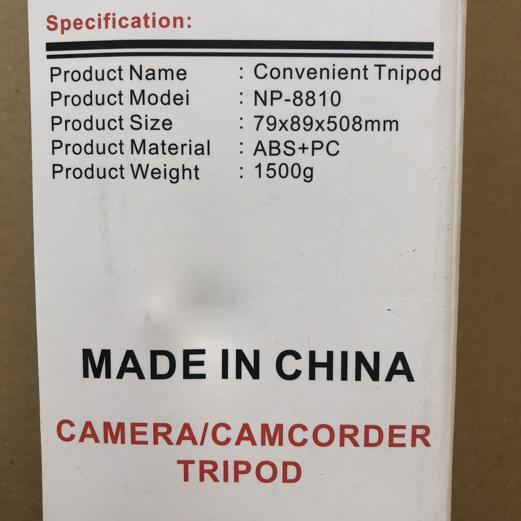 Tripod chân máy ảnh NeePho NP-8810, khung nhôm cao cấp, cao 1.5m chịu tải 3kg, có túi đeo. Kèm kẹp điện thoại + Remote