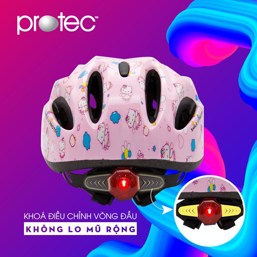 Mũ Xe Đạp Chính Hãng Protec Smile Cho Bé - Nhiều Màu