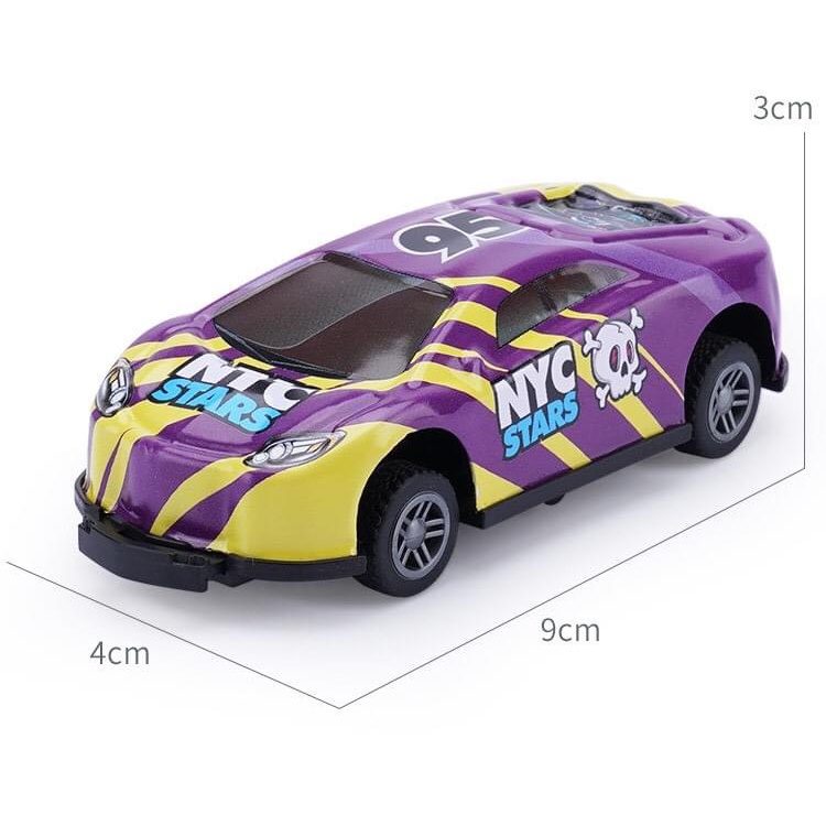Ô tô đồ chơi trẻ em siêu xe mini bằng sắt lật nhảy 360 độ chạy đà siêu ngầu cho bé, quà tặng sinh nhật cho bé trai
