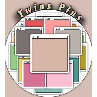 [Twins Plus] Bộ 20 Sticker Note, tem ghi tên dán trang trí laptop, máy tính bỏ túi, vali, điện thoại,đàn ghita