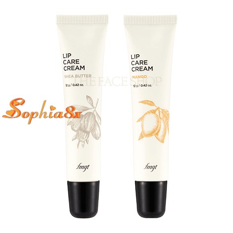 Son dưỡng bơ xoài TFS Lip Care Cream Shea Butter \ Mango Butter The Face Shop fmgt dưỡng ẩm môi (Mẫu Mới)