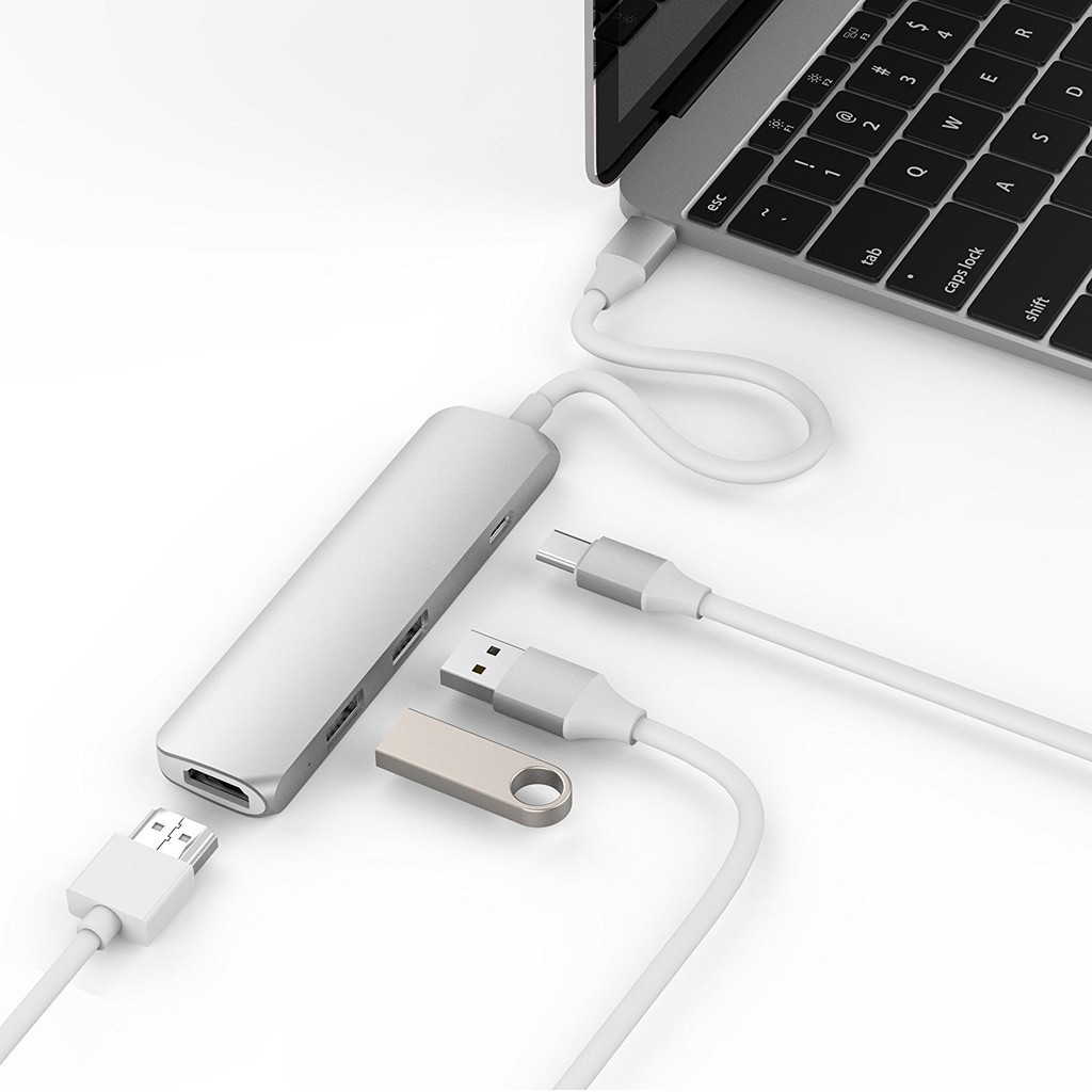 Cáp HyperDrive USB Type-C Hub with 4K HDMI chính hãng