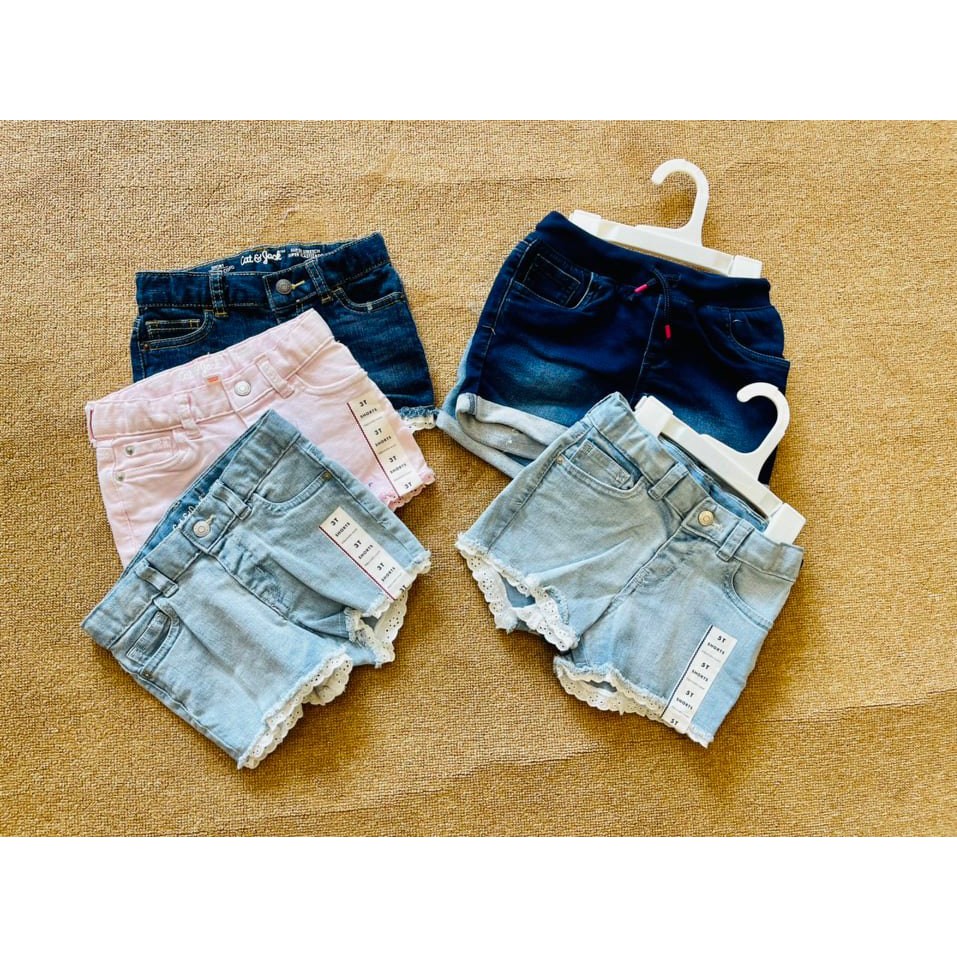 Quần jeans đùi Cat&Jack bé gái