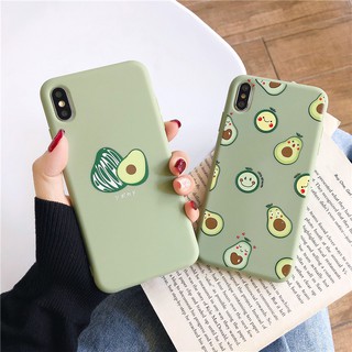 Ốp lưng iphone - Ốp dẻo quả bơ dành cho ip 6 đến 12promax - a199