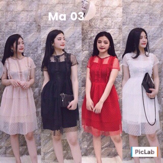 Đầm ren thiết kế