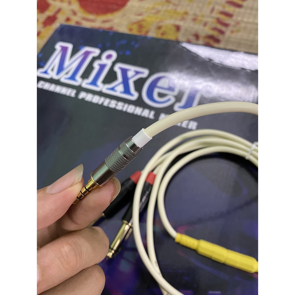 Dây live chế 2 đầu 6 ly ra 3.5 dùng cho Icon upod pro, Focusrite solo ,Mixer F4 F7,... Bảo hành lên đến 12 tháng