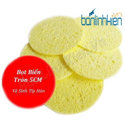 Bọt Biển Chùi Mũi Hàn Tròn 5CM