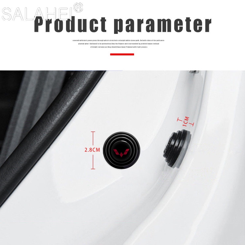 Set 4 / 8 / 12 Miếng Dán Chống Sốc Tránh Va Đập Cho Cửa Xe Hơi Wuling Cortez Almaz