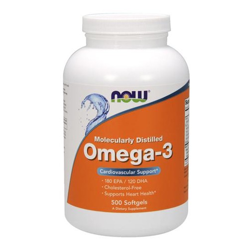 OMEGA 3 - Dầu Cá Omega 3 Now - Sáng Mắt Đẹp Da 500 Viên- Hàng Mỹ