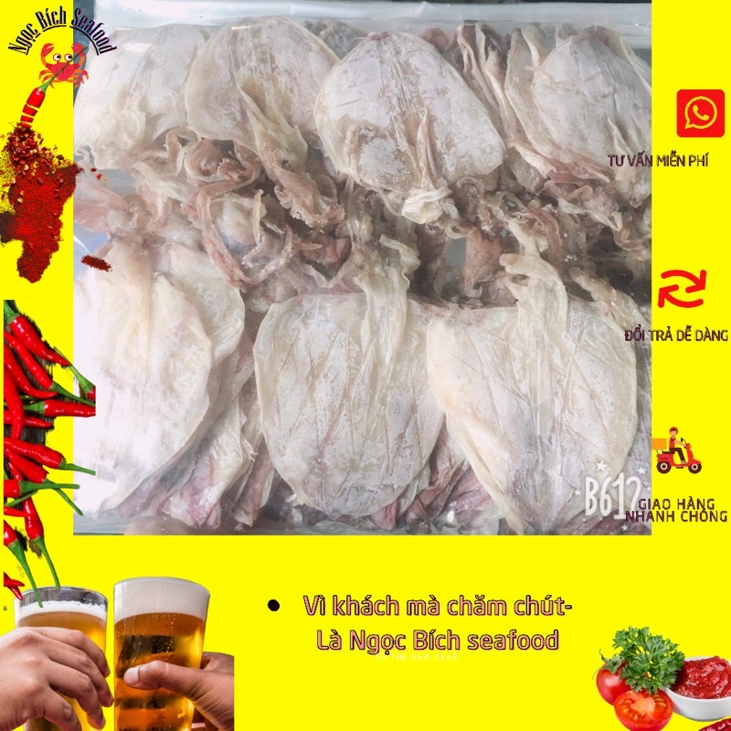 1kg mực khô rối siêu ngon siêu rẻ kèm ảnh thật