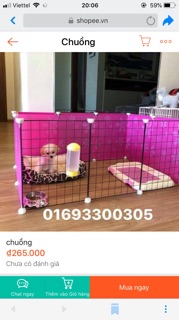 Chuồng ghép size 37x47/tấm