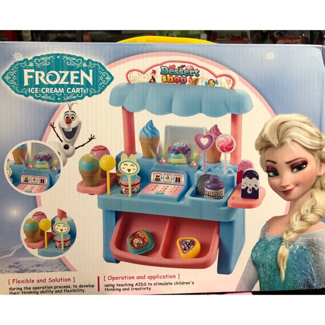 Quầy bán kem frozen