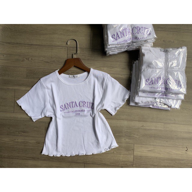 ÁO CROPTOP MÀU LOANG SANTA CRUZ
